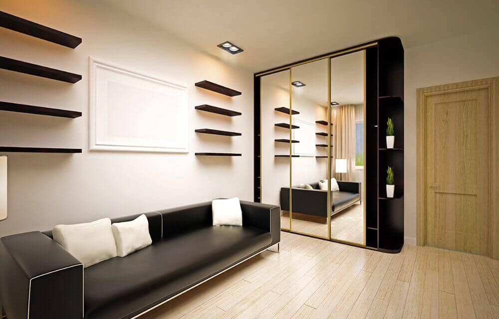 Mirrored-Wardrobes-design-in-nagercoil