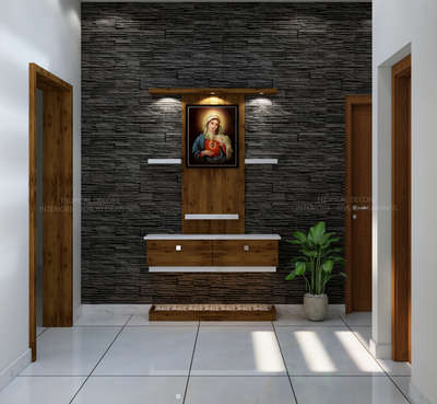 Traditional-Christian-Prayer-Room-design-in-nagercoil